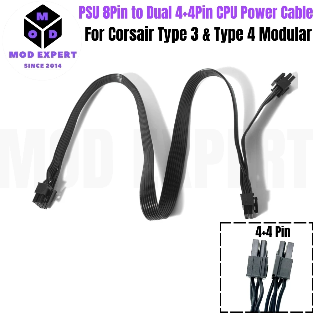 Corsair Type 4 SF PSU用、PCIe 8ピン 6+2/CPU 4+4/SATA/Molex/ATX 24