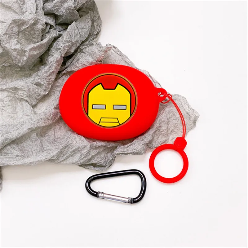 ديزني مارفل حقيبة سماعة الاذن ل Anker soundcore LIFE A2 NC/Dot 2 NC سيليكون بلوتوث سماعات شحن صندوق الغطاء الواقي