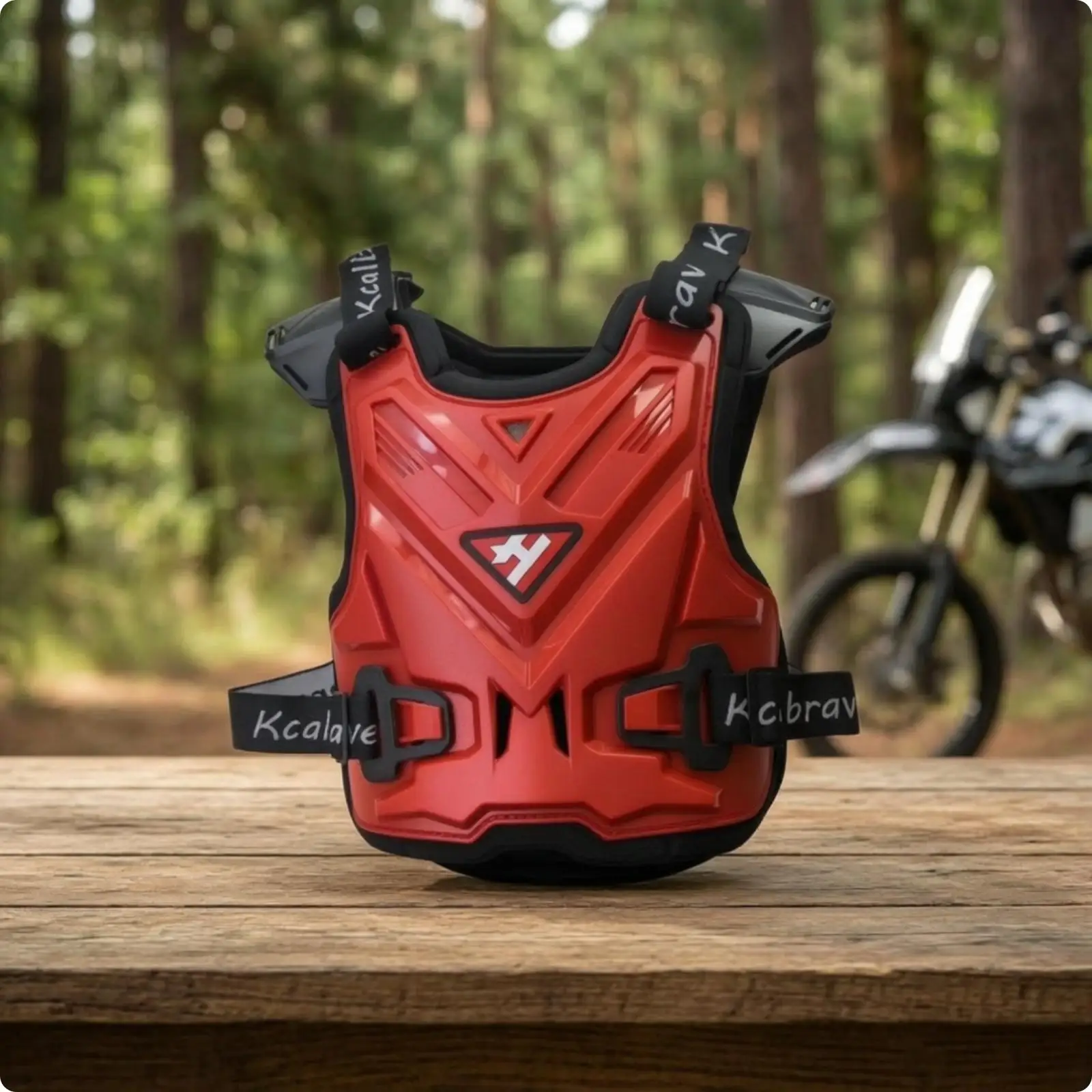 Motorcycle Chest Protector for Men Women Breathable Impact Guard Adjustable Shoulder Waist Straps PP Shell