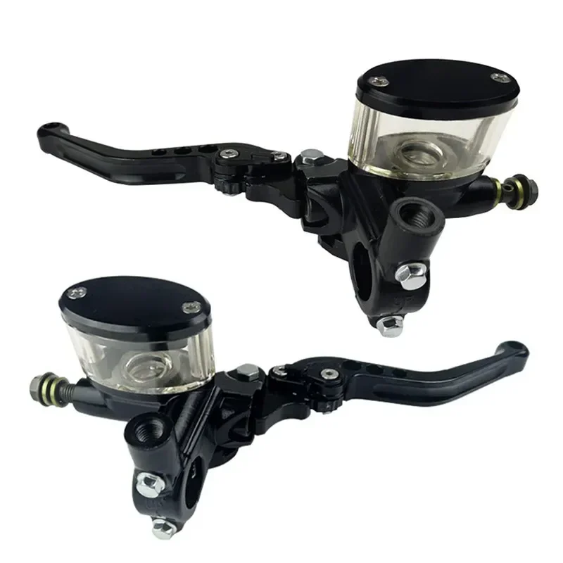 

New 22mm Motorcycle CNC Hydraulic Clutch Kit Lever Master Cylinder Knitting Oil Hose 125 ~ 250cc