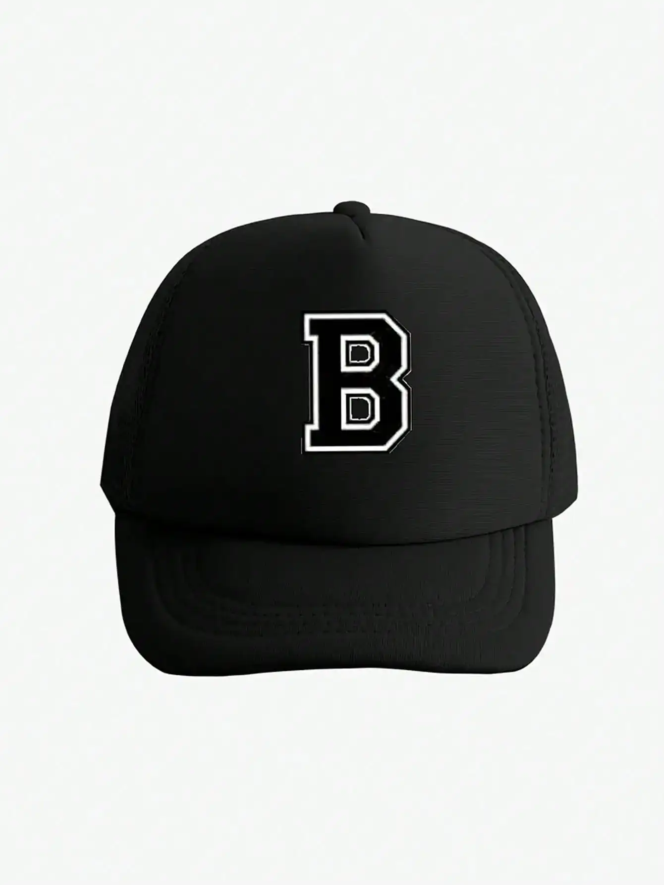 قطعة واحدة من قبعة بيسبول مكونة من 26 حرفًا للأطفال، قبعة شمسية شبكية عصرية ومتعددة الاستخدامات قابلة للتنفس، مناسبة للنزهات اليومية #5