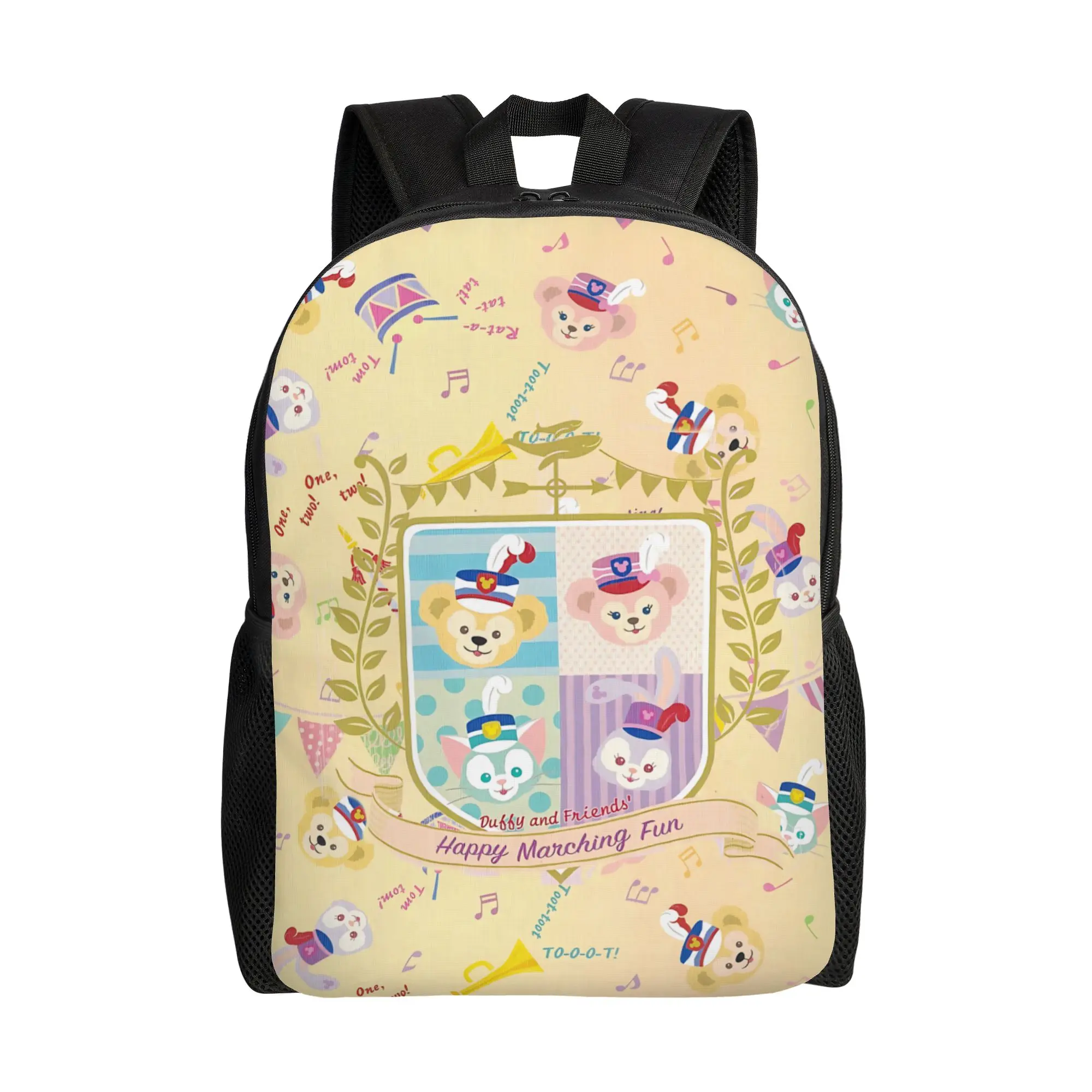

1PC first day of school Backpack Cartoon Disney Duffy And Friends Daypack New Camping Large Capacity Rucksack