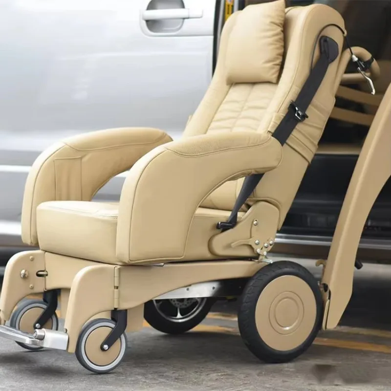 

car Modified microfiber leather lifting and disabled rotating sofa chair