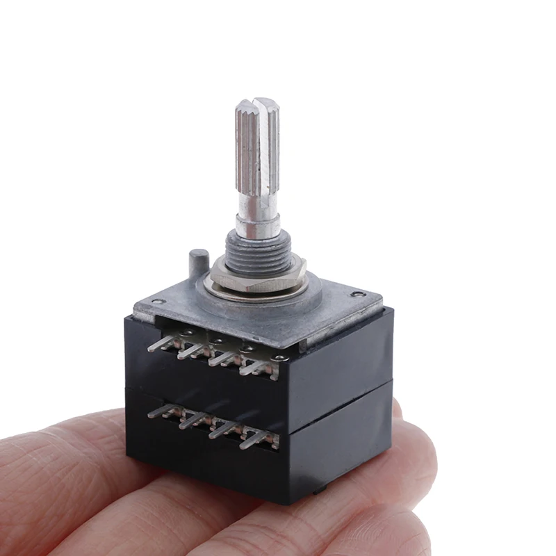 1Pc High Performance Potentiometer 250K Log Alps Audio Amp Volume Control Pot Stereo w Loudness