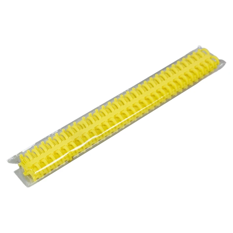 30-Ring bunte Kamm bindung Stacheln Kunststoff Spiral binde spulen große Kapazität Home Office Schule mehrfarbig 5er Pack