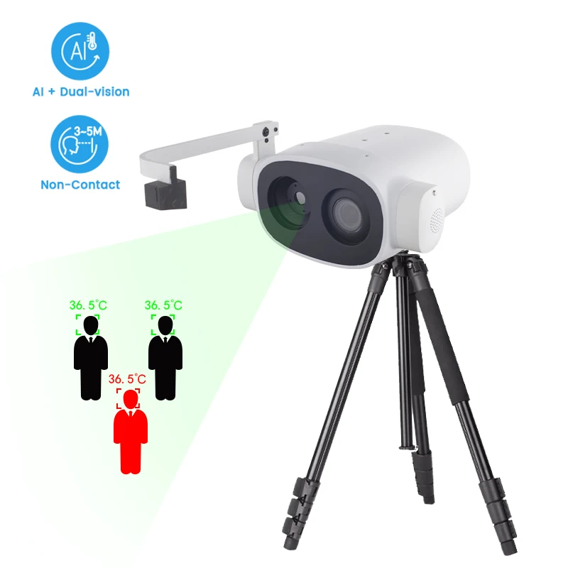 ODM&OEM Face Recognition Body Temperature Measuring Thermal Scanner Machine with Staff Time Attendance System