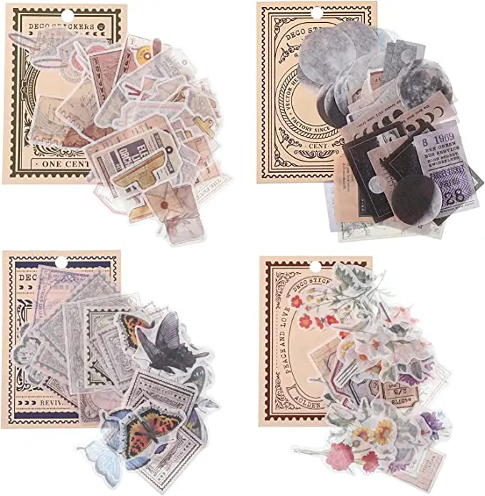 40 sztuk naklejki do albumu dekoracyjna naklejka podkładki rzemieślnicze samoprzylepne