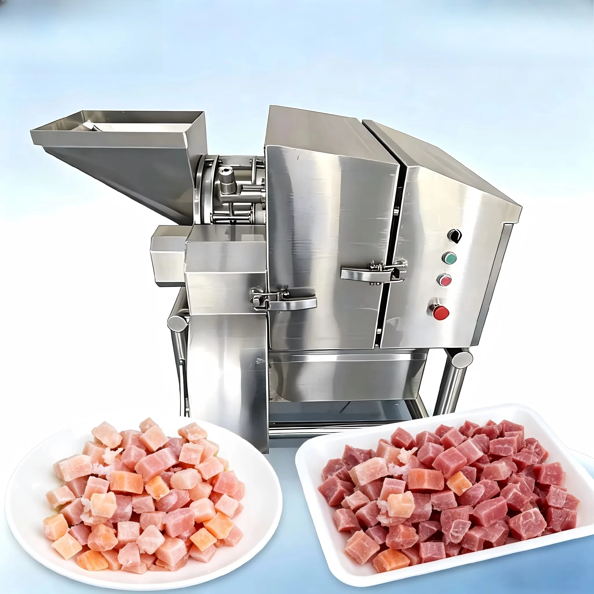 FOODLINE Frozen Meat Cutter Electric Frozen Meat Cutter Machine Low Noise For Food Processing Workshop Application