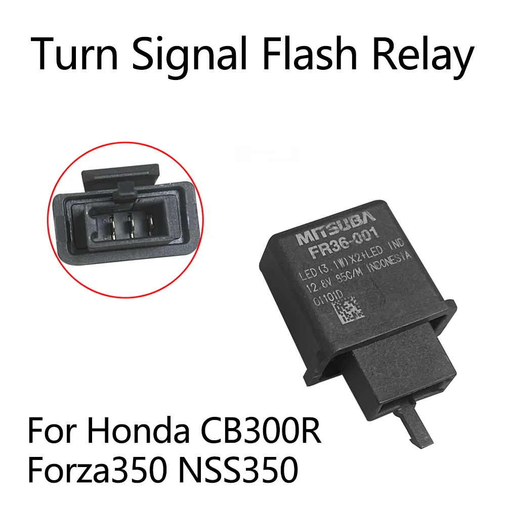

For Honda Forza350 NSS350 CB300R Forza 350 NSS 350 CB 300R Motorcycle Adjustable Frequency Turn Signal Lights Flash Relay