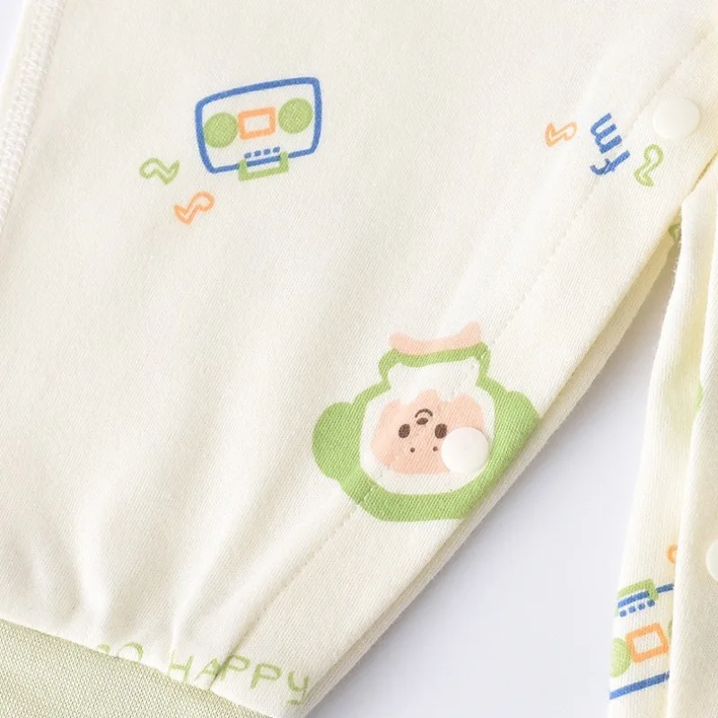 Baby One-piece Clothes Long-sleeved 100% Cotton Newbron Rompers Soft Infant Clothes Spring and Autumn