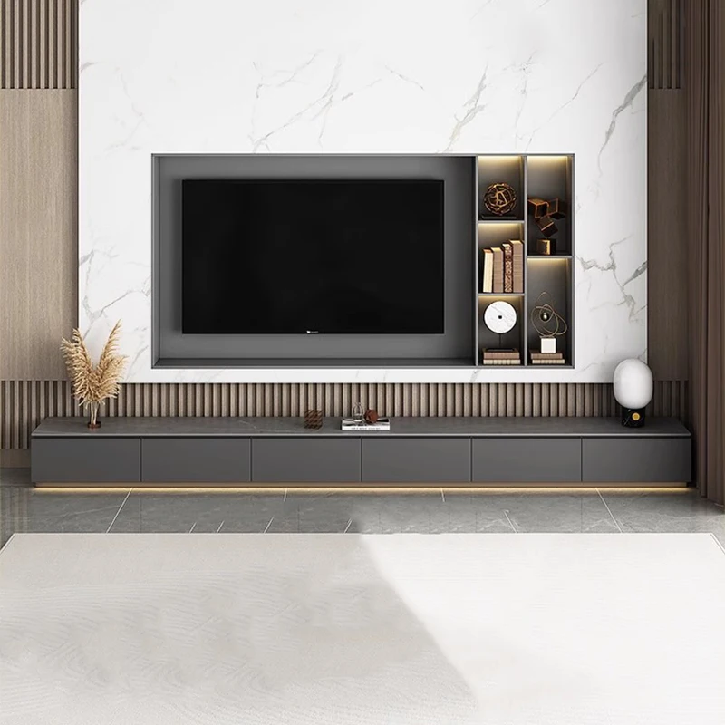 Modern Storage Tv Stand Decor Luxury Simple Unique Tv Cabinet Glamour Elegant Mueble De Sala Modernos Living Room Furniture