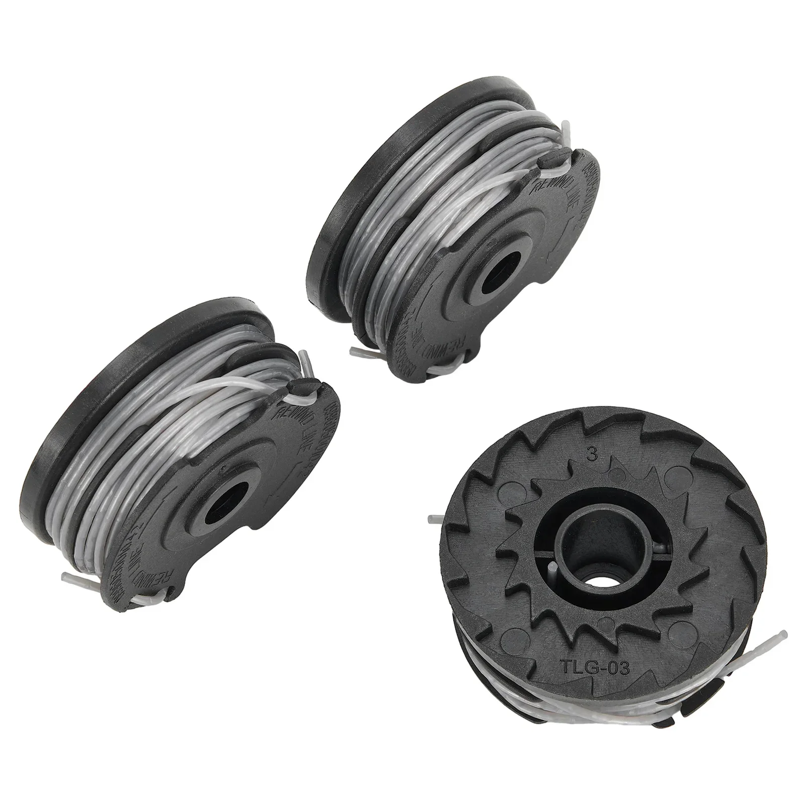 3 stuks Trimmer Spool Lijnen Voor Greenworks Grasmaaier G40LT/G40LTK2/G40LTK2x/ 2101507   Vervangende accessoires voor elektrisch gereedschap voor tuin