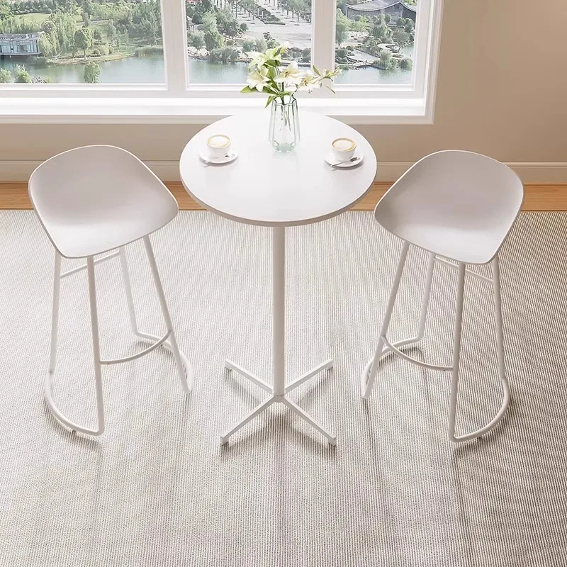 

Minimalist Counter Bar Chairs Modern Reception Comfortable Single Bar Chairs Ergonomic Lounge Sillas De Bar Trendy Furniture