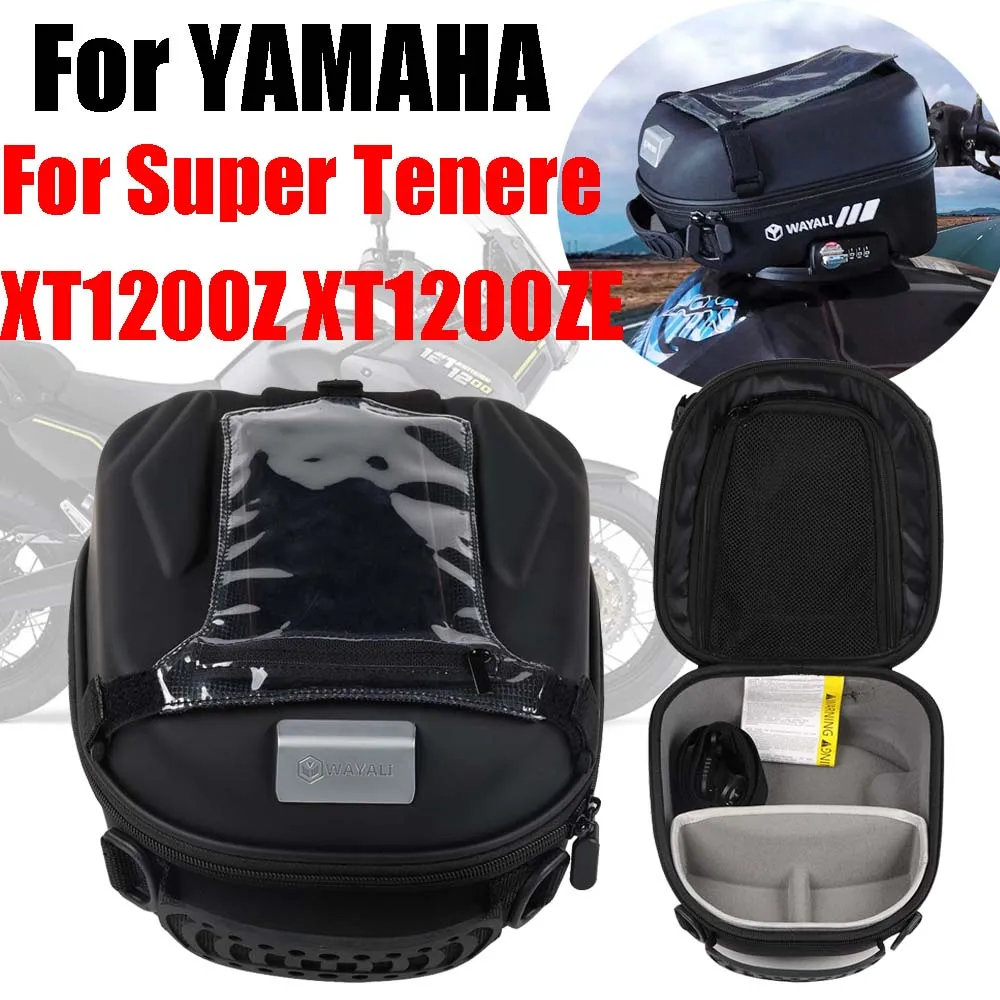 

For YAMAHA Super Tenere 1200 XTZ XT XT1200Z XT1200ZE Accessories Tank Bag Storage Luggage Tanklock Backpack GPS Navigation Bags