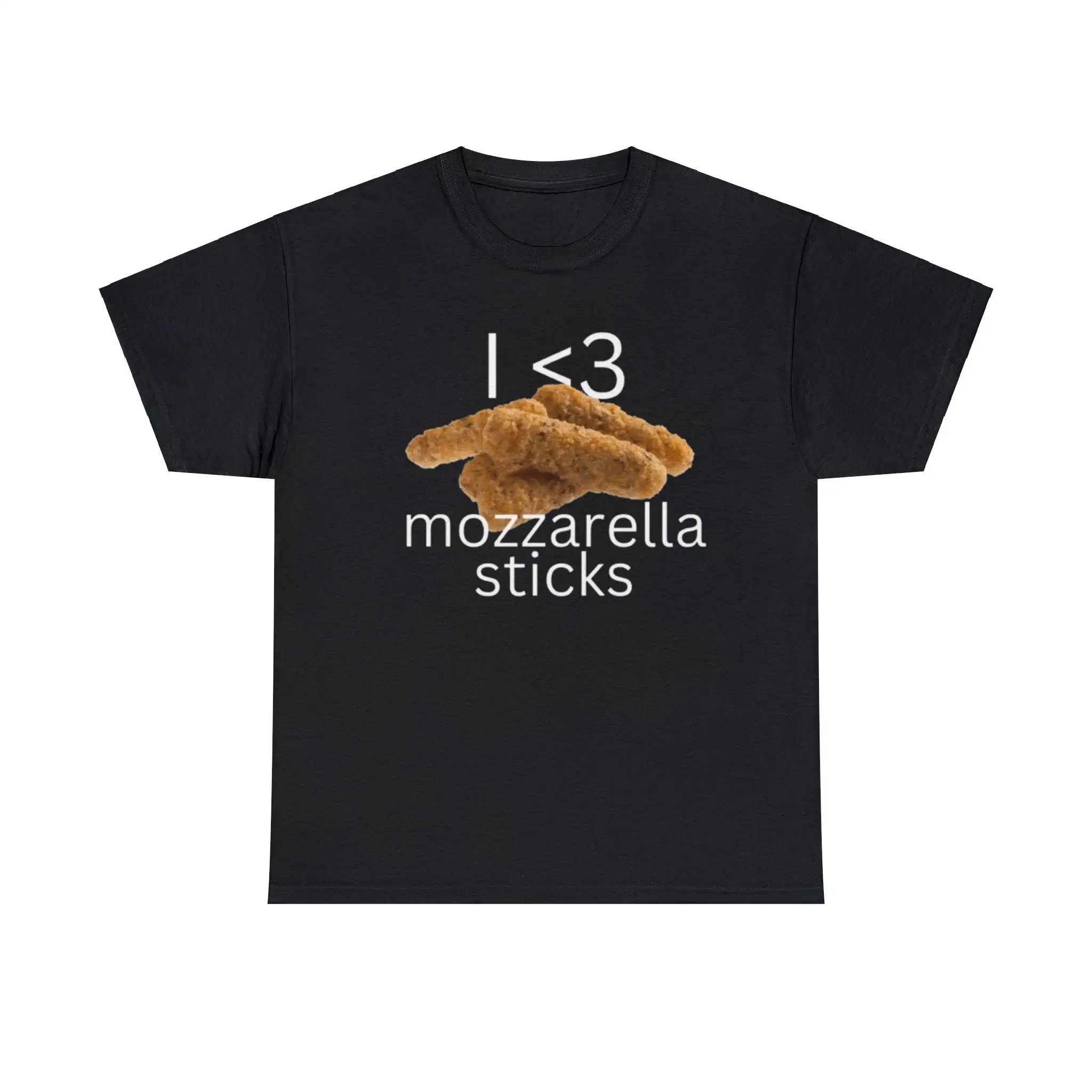 

Футболка Mozzarella Sticks с забавным необычным дизайном, идеально подходящая для любителей еды и повседневная модная одежда