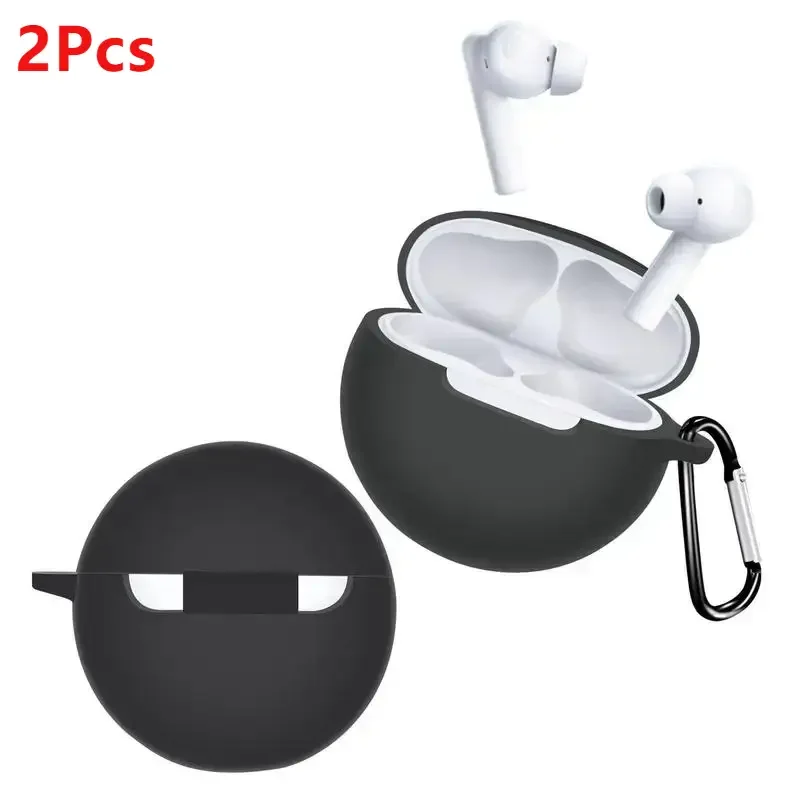 2 шт. чехол для беспроводных наушников для OPPO Enco Buds 2, противоударный, анти-потерянный, силиконовый корпус, защита от пыли, воздушные вкладыши Ca