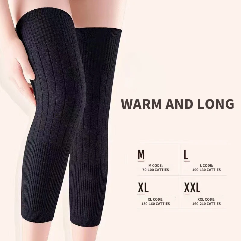 Calentadores térmicos hasta la rodilla para personas mayores, calcetines largos de protección para las articulaciones de invierno para hombres y mujeres, alivio del frío no a granel, Unisex