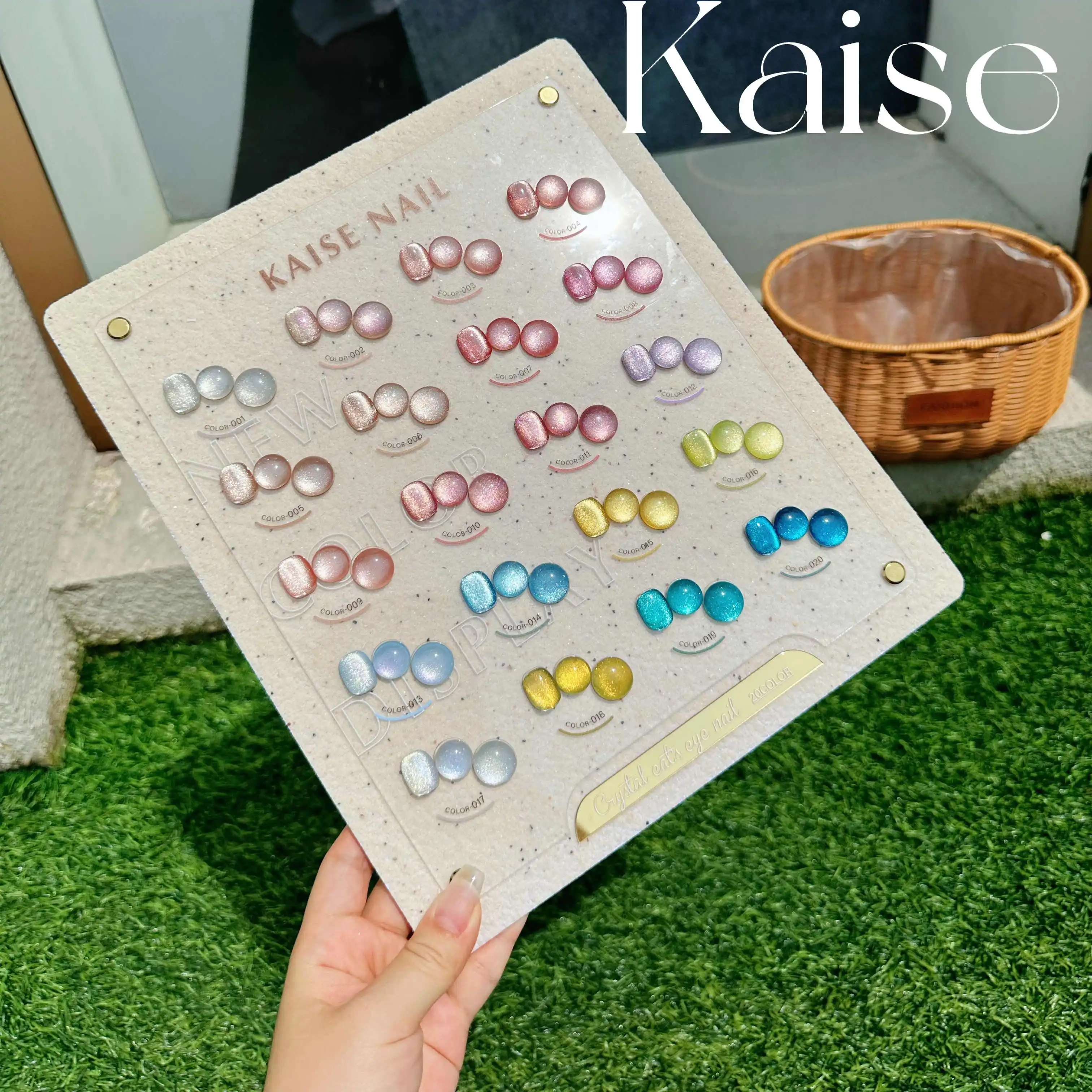 

KAISE 20 цветов Многоцветный набор гелей для ногтей Moonlight Cat Nail Salon 2025 Новая горячая распродажа Модный нетоксичный УФ-гель для дизайна ногтей оптом