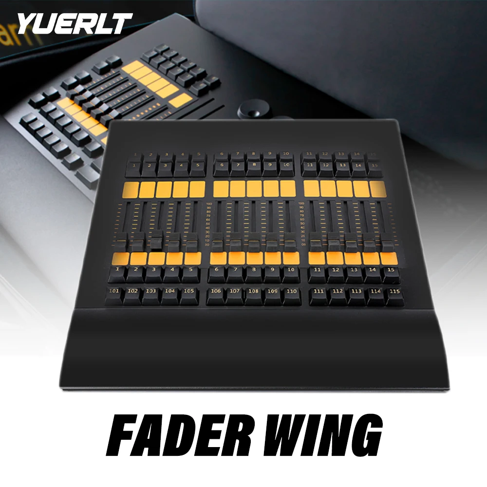 

New Fader Wing Professional DJ Console DMX512 Stage Lighting Controller For DJ Disco Party Wedding Concert Show Christmas
