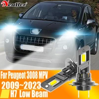 2 faros Led H7 Canbus sin Error H18 bombilla de coche de alta potencia 6000K lámpara de diodo de luz blanca 12v 55w para Peugeot 3008 MPV 2009 ~ 2023