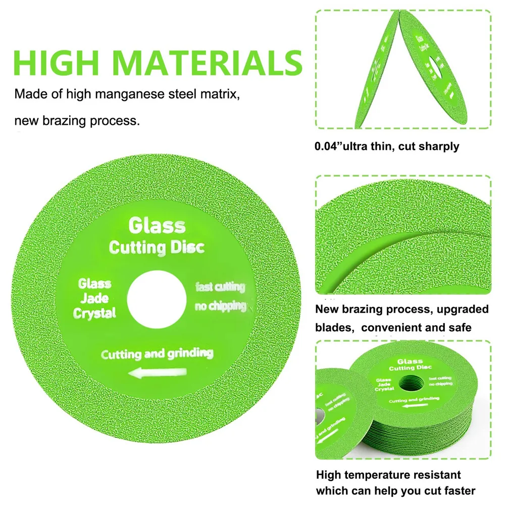 φ115/125mm Glass cutting blade Ceramic tile Jade crystal wine bottle Grinding diamond ultra-thin saw blade Glass cutting blade