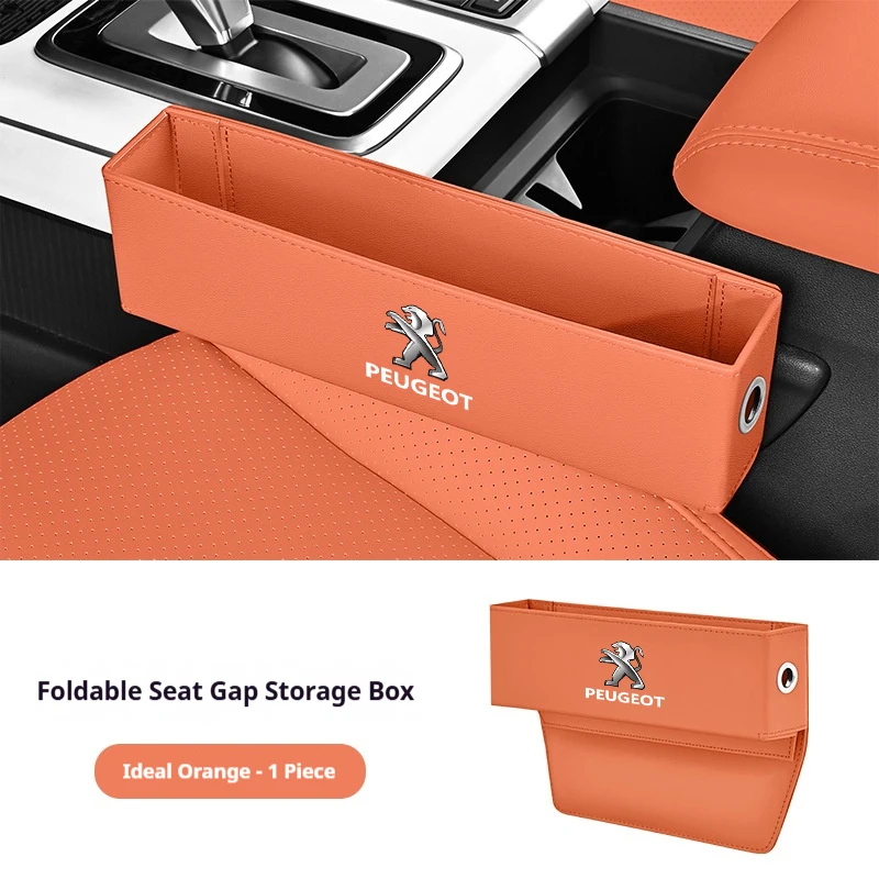 

1x car seat seam storage box suitable for Peugeot 408 508 2008 5008 308 3008 208 206 307 301 207 407 107 205 Auto