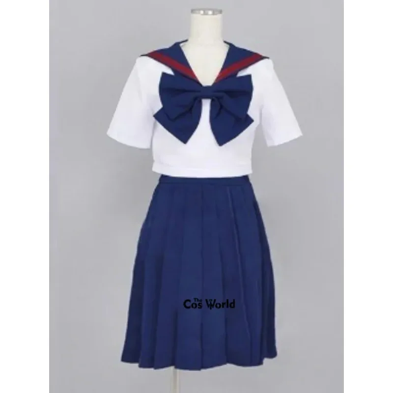 Moon Tsukino Usagi School Uniform Sailor Suit Tops Skirt Outfit Anime Customize Cosplay Costumes