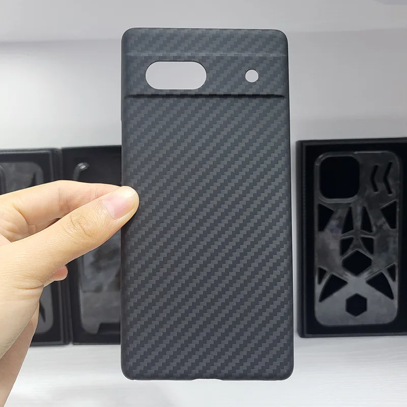 Kevlar Aramid Fiber phone case For Google pixel 7A 7 Pro  real carbon fiber ultra-thin drop-proof business style protective case
