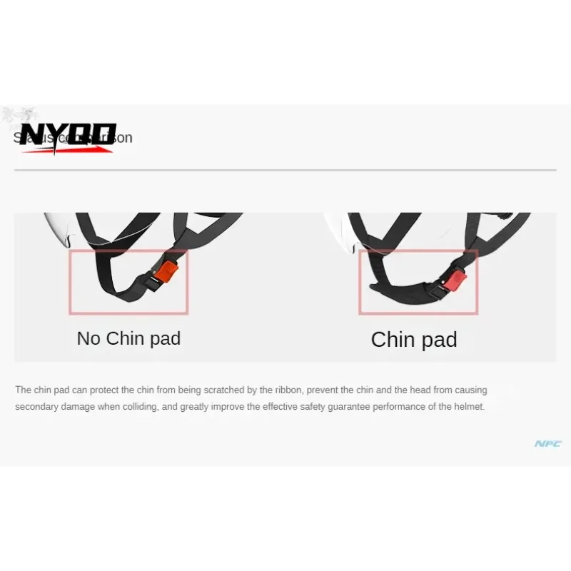 

Motorcycle Helmet Chin Pad Comfortable and Thickened Motorcycle Battery Car Helmet Buckle Accessories