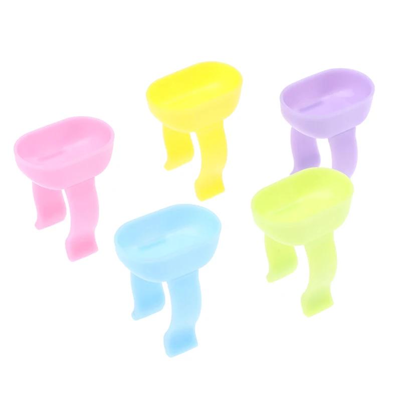 Dental plástico Handy Finger Bowl Cup, Copo descartável para mistura de cimento em pó, Classe Odontologia Ferramentas, 10pcs