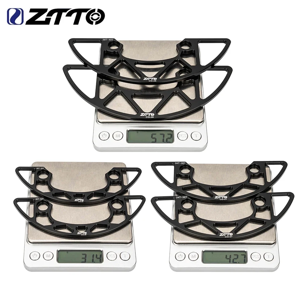 

ZTTO 1/ MTB Bike 26 Chain Guide Chainwheel Protector Drop Catcher 32T 38T 40T 1x Disc Crankset Compatible Chainring Frame Guard