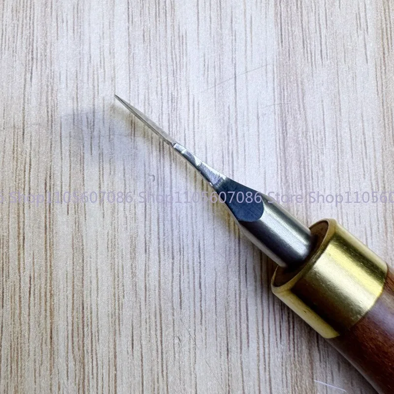 Watch Repair Tool, Dual-use All-steel Wooden Handle Thin-mouth Pry Knife, Bottom Cover Knife, Back Cover Knife - view 4