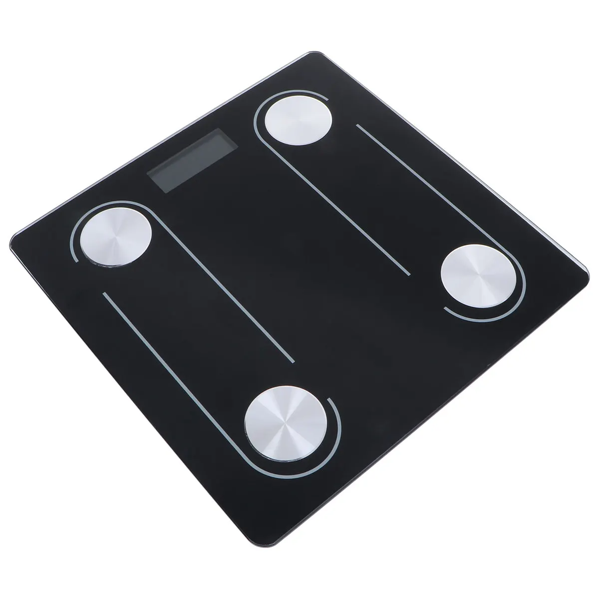Intelligent Body Fat Scale Tempered Glass Platform LED Display Precision Home Weight Scale Smart Auto-on Design Modern Bathroom