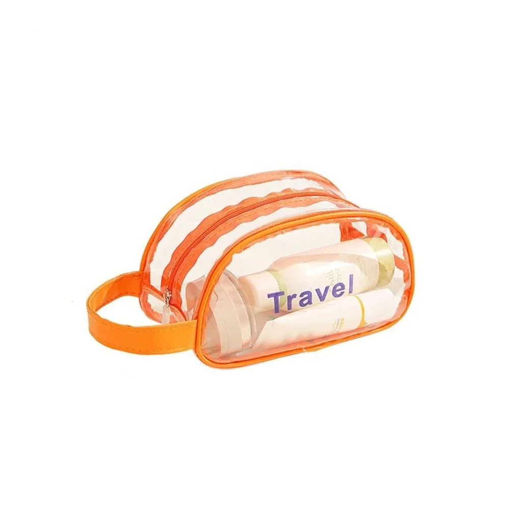 PVC Transparent Cosmetic Bag Lightweight Large Capacity Fitness Training Bag Wash Bag Shoe Storage Swimming Storage Bag Picnic