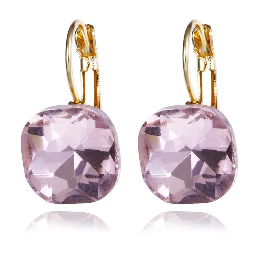 Korea Style Trendy 6 Colors Women Fashion Ear Studs Wedding Jewelry Drop Earrings