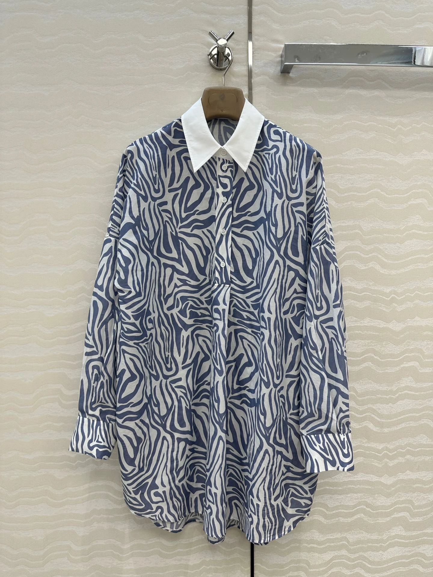 

Шелковая юбка с принтом и отложным воротником, повседневная модная женская юбка свободного кроя для летнего сезона