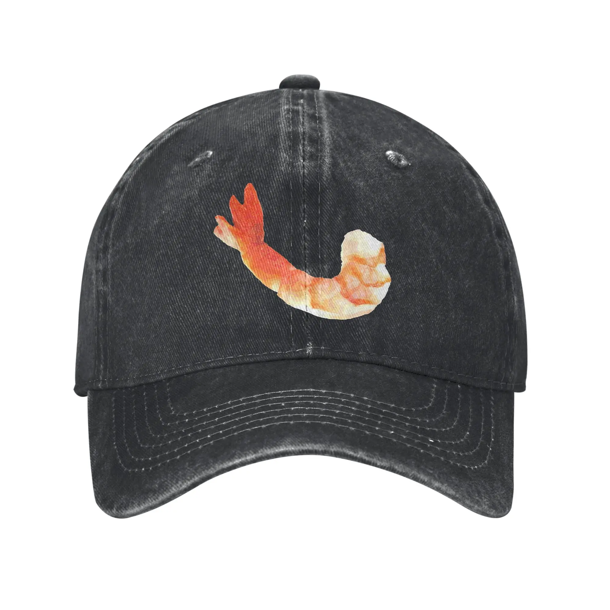 Shrim Is Calling Meme Funny Shrimp Fish Fih Baseball Caps Unisex Style Distressed Washed Snapback Cap  Summer Adjustable Fit Hat