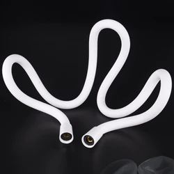 BriskSpring Super Flexible Silicone Bidet Hose For Toilet Handheld Bidet Sprayer Ultra Soft Anti-kick Shower Hose 47