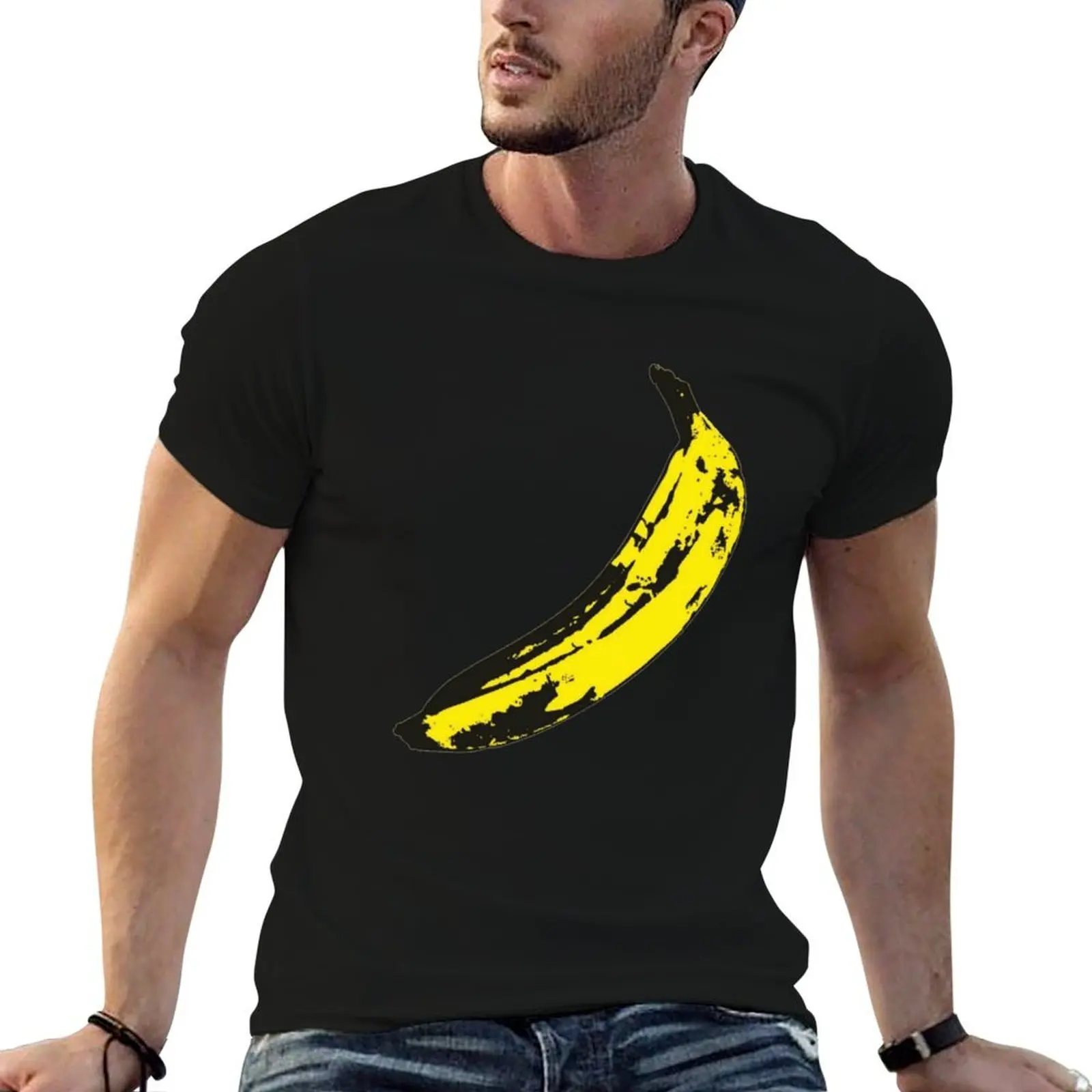 

[HIGH QUALITY] Velvet Underground Banana T-Shirt g man t shirts for men t shirts with prints man tshirt T-shirt