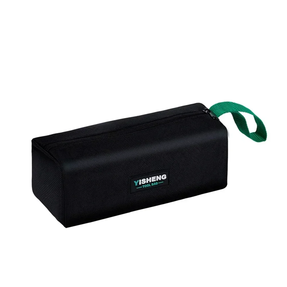 Waterproof Coating Hardware Tool Bag with Smooth Zipper Multifunctional Electrician Pouch Organizer Large Storage Kit Handbag