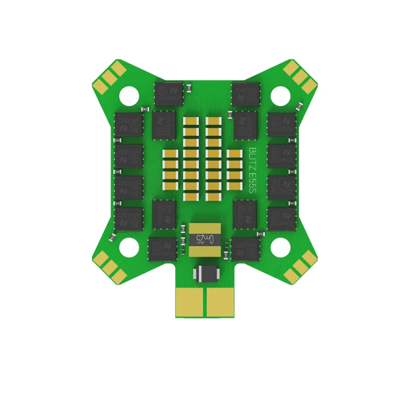 Pilha de controle de voo para drone de corrida FPV, IFlight BLITZ ATF435 55A, Saída de comutação, E55S 55A, 4 em 1, 2-6S ESC