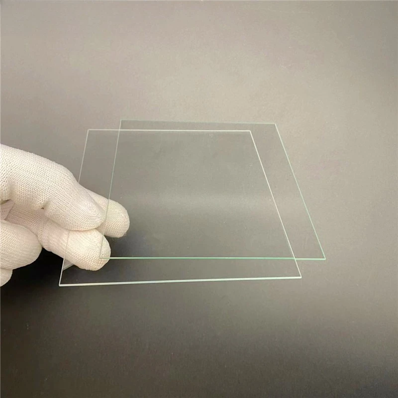 Float Soda Lime Glass Sheet Square 100x100x1.5mm 25pcs Per Box Customizable Round Irregular Hole Drilling