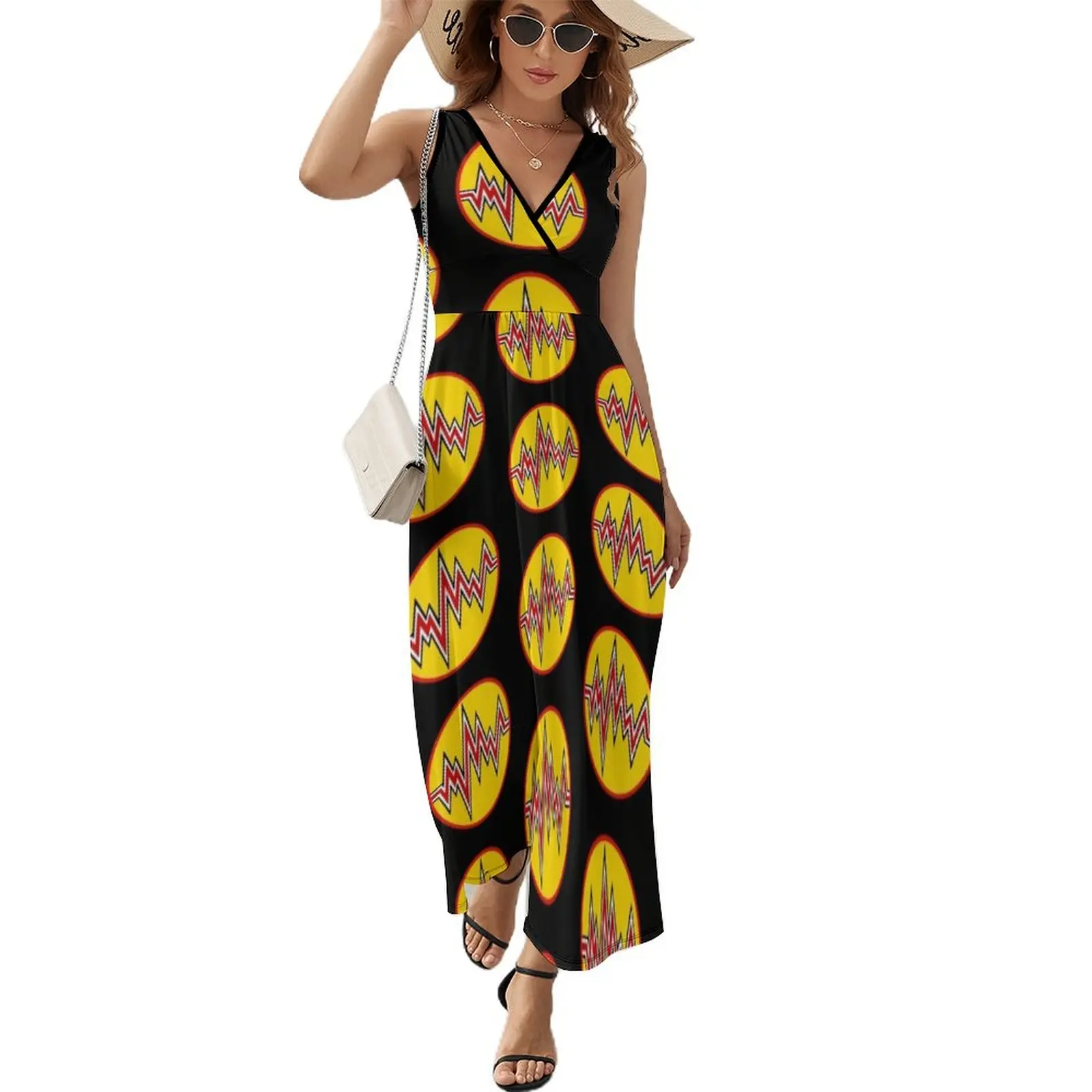 

Electric Mayhem drum Sleeveless Dress women formal occasion dresses sexy dress