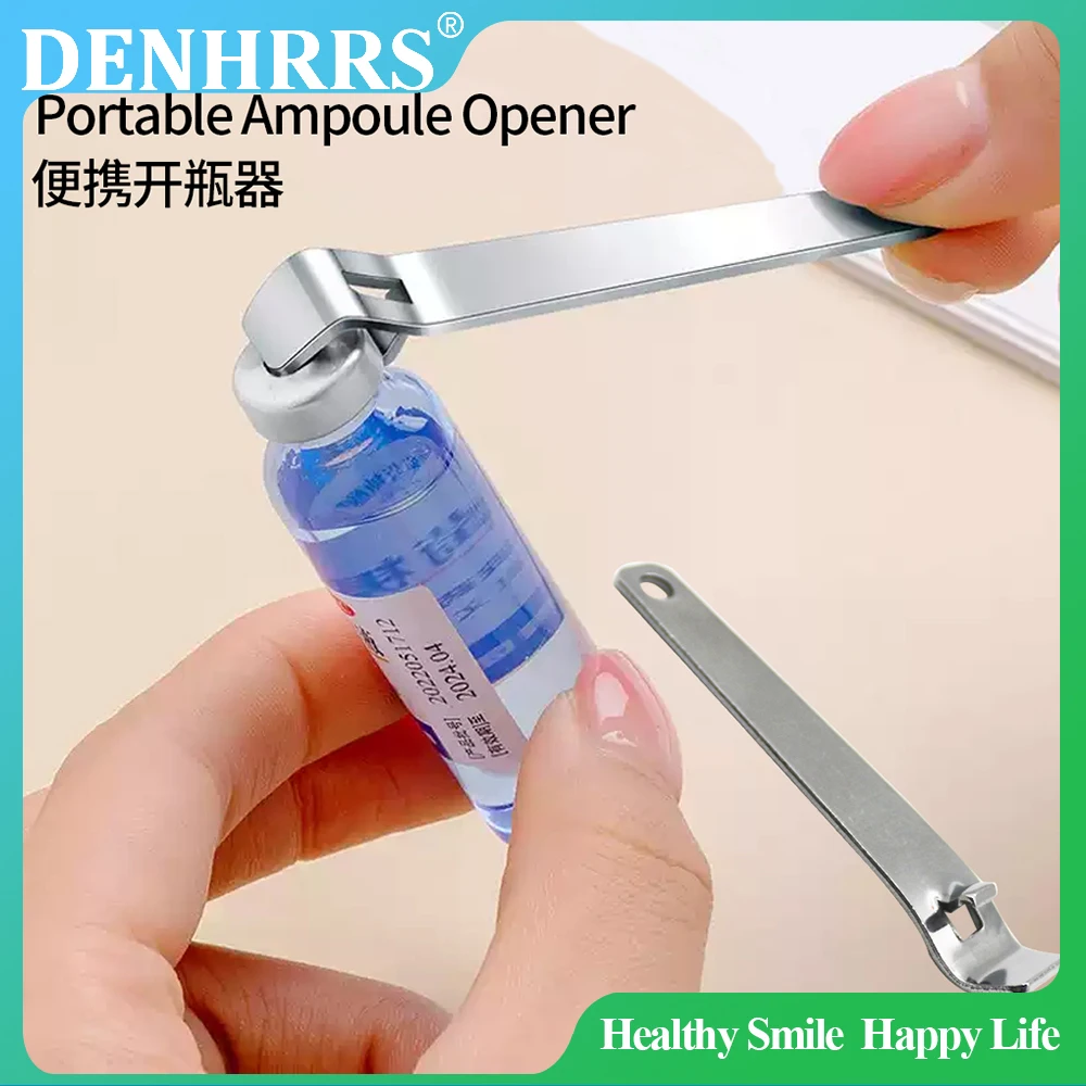 Portable Ampoule Opener Stainless Steel Oral Liquid Vial Opener Nurse Doctor Medical Tool Portable Ampule Bottle Opener