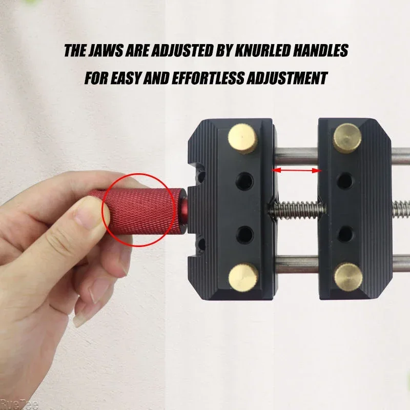 Aluminum Alloy Precision Table Vice Bench Vise Multifunctional Mini Workbench Woodworking Clamp Tools