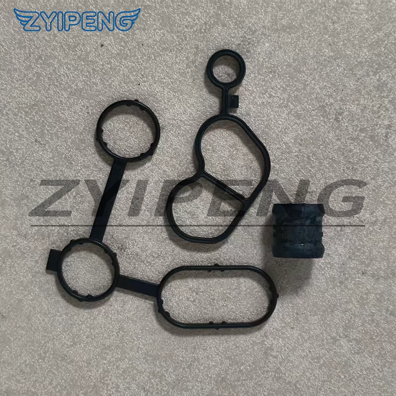 1 Set Engine Oil Cooler Gasket Suitable 3 Pieces 03F903575C 03F115111A 03F121215 For VW Polo Golf Jetta Touran Audi A3 S3 A1