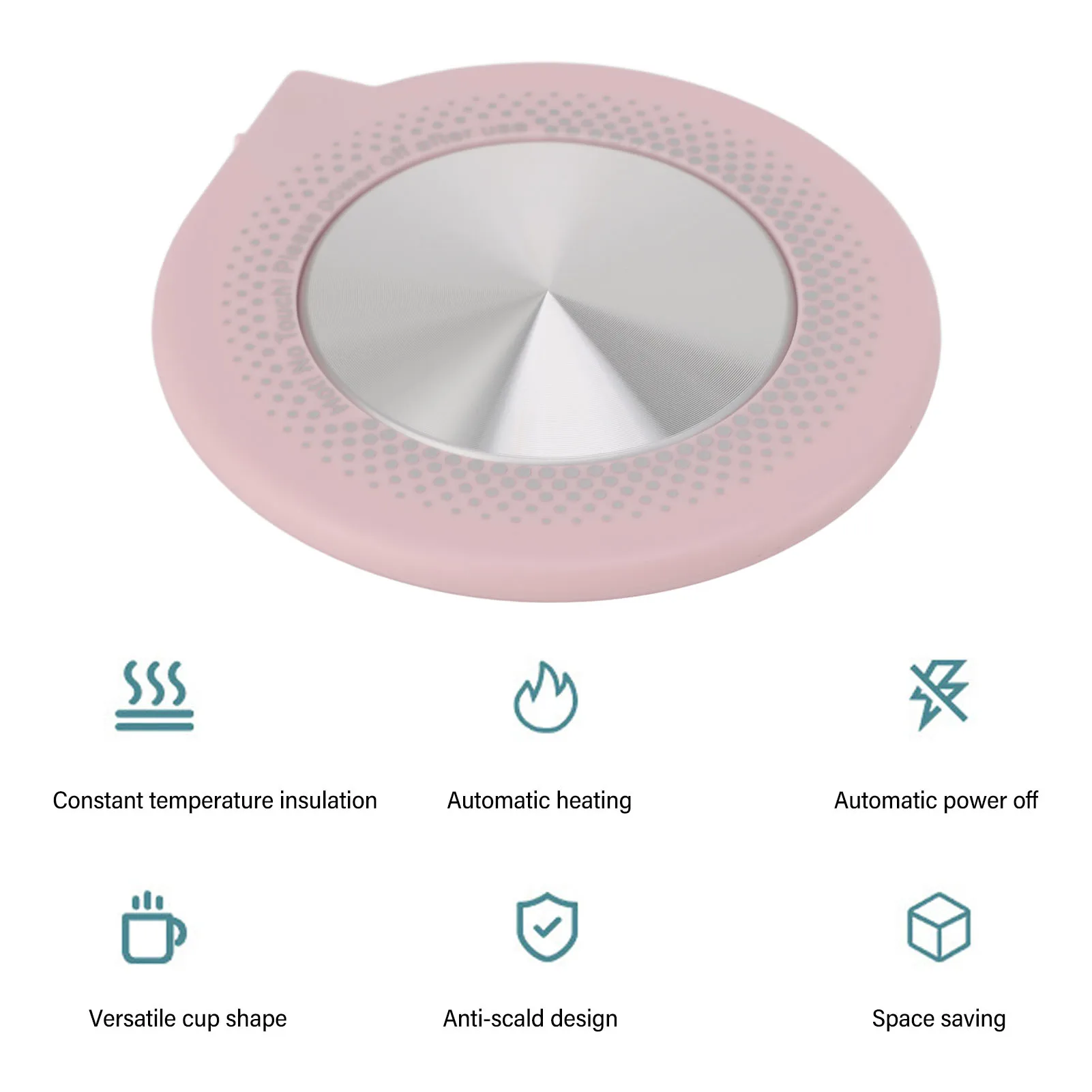 電気カップウォーマー USB 自動電源オフ 55 ° C 8cm 電気マグ加熱パッド コーヒー飲料ミルクティー加熱用