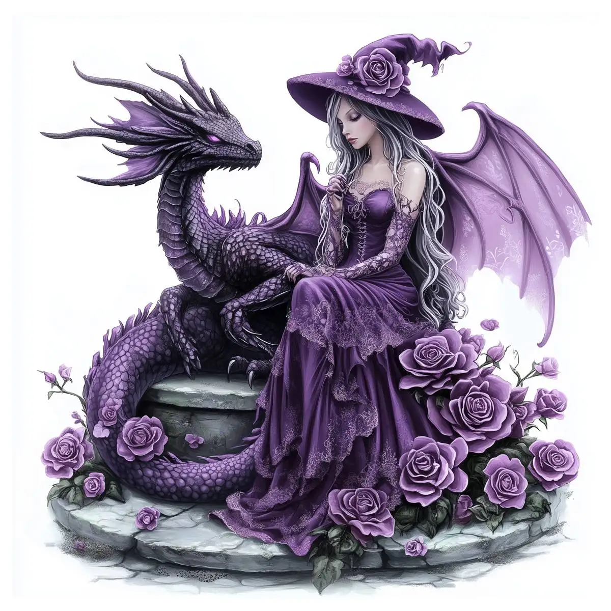 Набор для вышивки крестом «Ведьма и дракон» «сделай сам», 11CT/14CT, вышивка для подарочной вышивки и творчества, Новое поступление