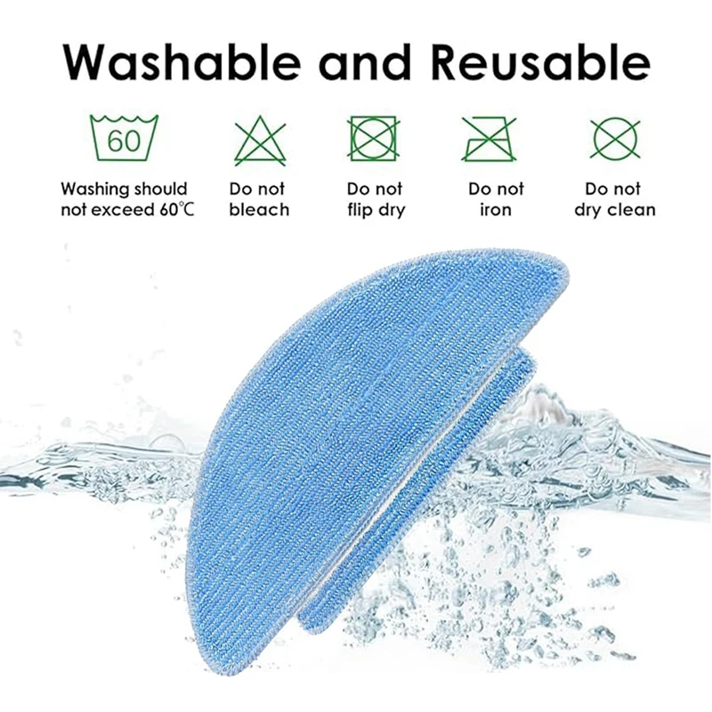 For Medion X20 SW+ / MD 11415 Medion X21 SW+ / MD 11500  Vacuum Parts  Main Side Brush Hepa Filter Mop Cloth Dust Bag