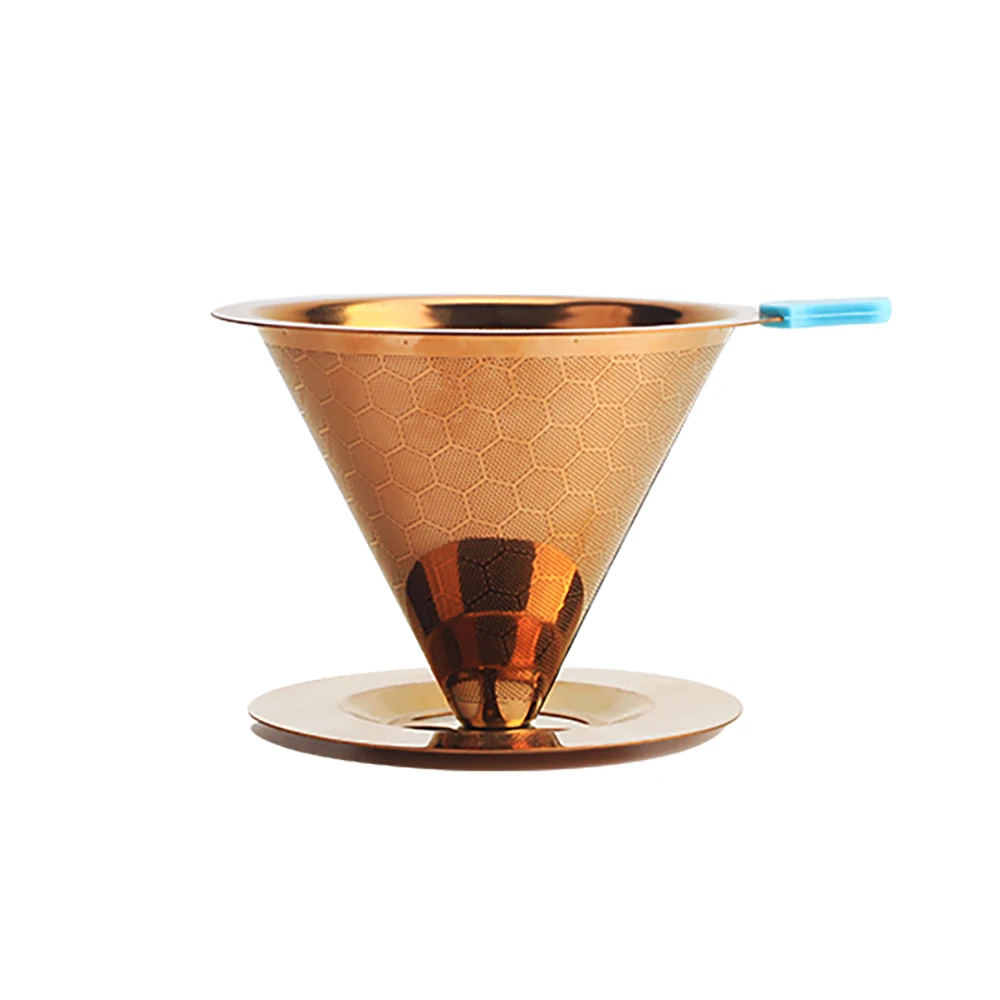 Cita Honey Comsten Filter Coffee Dripper Gold PF-02RG Titanium Coated